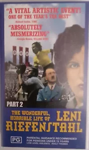 The Wonderful, Horrible Life of Leni Riefenstahl Part 2 VHS Adolf Hitler movie - Picture 1 of 4