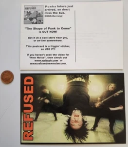 Pegatina/postal rechazada 1998 The Shape of Punk to Come impecable nuevo stock antiguo - Imagen 1 de 1