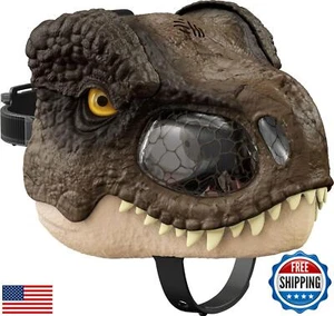 Máscara de dinosaurio Mattel Jurassic World Dominion Chomp N Roar, Tyrannosaurus Rex D - Imagen 1 de 5