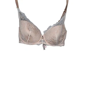Sujetador Victoria’s Secret beige forrado encaje talla 36DD - Imagen 1 de 4