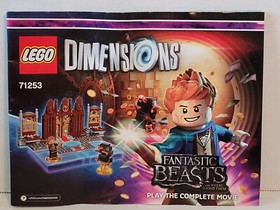 Lego Dimensions Fantastic Beasts 71253 Instruction Booklet Manual