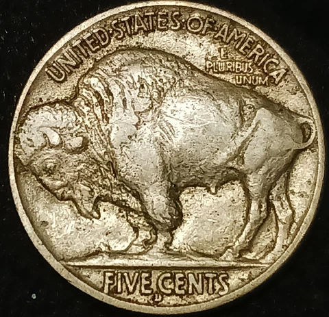 1916-D Buffalo Nickel 5 Cents~Scarcer-Date/High Grade/Full Horn!~XF Cover