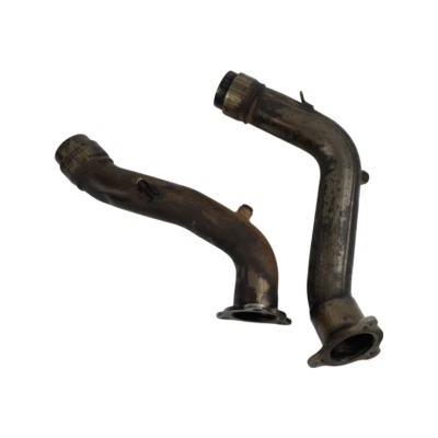 APRILIA RST FUTURA RST1000 2001-2005 COLECTOR DE ESCAPE DELANTERO Y TRASERO TUBOS Foto 1 de 4