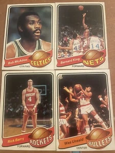 1979-80 Topps Basketball Lot Of 30 Plus— Mostly HOF Players: Walton, Archibald. - Bild 1 von 6