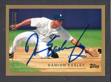 1999 TOPPS #73 Damion Easley  DETROIT TIGERS  SIGNED AUTOGRAPH AUTO COA