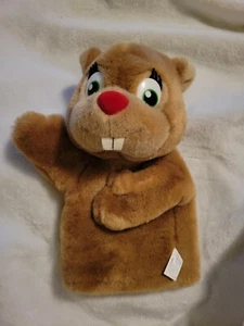 Vintage Emily the Beaver Plush Hand Puppet The Edmark Puppet Collection Rare  - Picture 1 of 6