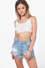 BOOHOO PETITE MOLLIE CROCHET FESTIVAL BRALET NON WIRED IVORY OR BLACK L BNWT