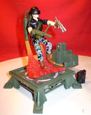 BLACK MAJOR STARDUSTER & 1982 G.I. PLATAFORMA JOE JUMP JET PACK + CARTAS RARAS ARAH Foto 1 de 4