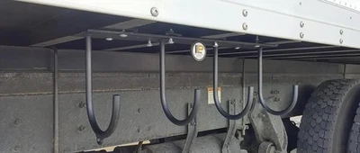 Set of 4 Semi Truck Heavy Duty Black Locking Snow Chain Holder Hangers - Image 1 of 4