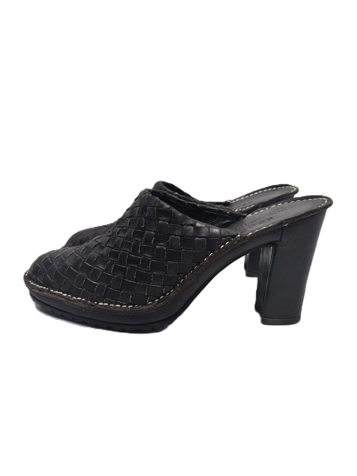 Donald J Pliner Sport Italia Cuero Mules Tacones Marrón Oscuro Mujer Talla 8 Foto 1 de 4