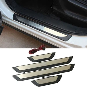 For Mazda CX-5 2017-2025 LED Illuminated Door Sill Scuff Plate Guard Cover trim - Foto 1 di 6