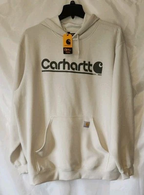 Sudadera con Capucha Carhartt Rain Defender Para Hombre Calce Suelto Talla 2XL Color Malta Foto 1 de 4