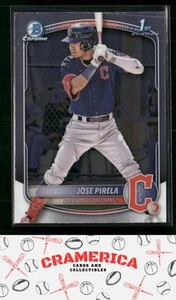 Jose Pirela 2025 Bowman Chrome Prospects #BCP-111 Cleveland Guardians - Picture 1 of 2
