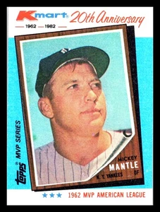 1982 Topps Kmart 20th Anniversary #1 Mickey Mantle New York Yankees - Picture 1 of 2