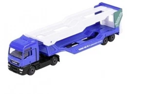 Majorette 8503003000 - City Transporter, MAN TGX XXL Blu Trasportatore - Nuovo - Foto 1 di 1