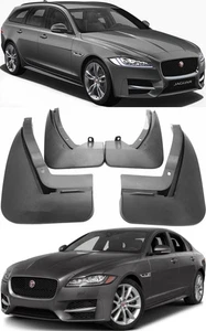 Mud Flaps For 2016-2024 Jaguar XF R-Sport R-Dynamic X260 New Set Splash Guards - Picture 1 of 6