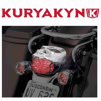 Kuryakyn Zombie Taillight Cover for 1989-2015 Harley Davidson FLHTCU Electra sm Foto 1 de 4