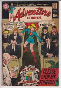 Adventure Comics #383 (1969) Supergirl Silver Age FN– “Stop My Funeral” DC - Picture 1 of 10