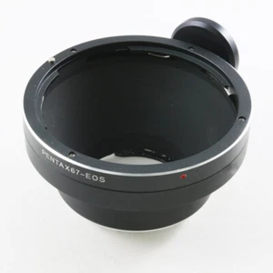 Adaptador de montaje EMF AF Confirm Pentax 67 6x7 a Canon EOS EF 5D III 60D 650D - Imagen 1 de 2