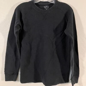 Roebuck & Co Waffle Knit Youth Crewneck Thermal Waffle Knit Shirt - Picture 1 of 5