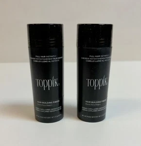 2 PACK ____ Toppik Hair Building Fibers Black 27.5g ____ FREE USA SHIPPING - Picture 1 of 1