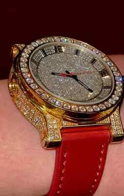 RARE BEAUTY !!! BEAUTIFUL WATCH BIG DIAMONDS Techno JPM VS Carats AUTOMATIC - Image 1 of 4