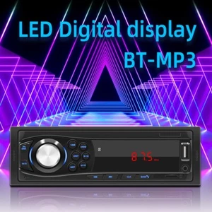 Autoradio Bluetooth Player Vivavoce 1Din FM/Bluetooth/U Disk/AUX/USB/TF Card... - Foto 1 di 11