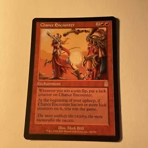 Chance Encounter Odyssey PLD Red Rare MAGIC THE GATHERING MTG CARD - Picture 1 of 2