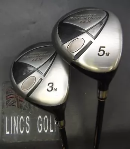 Set of 2 Yonex CyberStar Power Brid RX 3+5 Woods Stiff Graphite Shafts - Picture 1 of 5