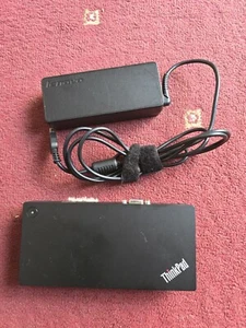 Lenovo ThinkPad USB-C Dock DK1633 03X7194 Thunderbolt 3 Tipo 40A9 con fuente de alimentación de 20V - Imagen 1 de 8