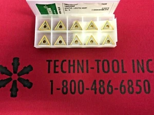 10 Pack TNMG1604122P WIDIA VALUE TN20K Negative Lock Pin Insert 4166878 - Picture 1 of 2