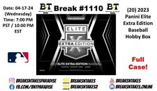 SEATTLE MARINERS 2023 Elite Extra Edition Baseball CASE 20 BOX Break #1110