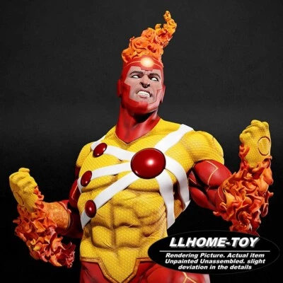 Firestorm Super Man Resin 1:6 Scale Model Kit Unpainted 3d Print Statue Figure - Image 1 of 4