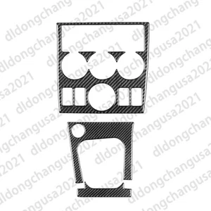 3Pcs Real Carbon Fiber Console Gear Shift Panel Cover For BMW Z3 E36 E37 1996-02 - Picture 1 of 20