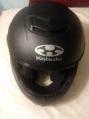 Kabuto Ibuki Motorcycle helmet Matte Black XS Modular - Image 1 of 4