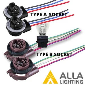 2x Presa Donna per 3156 3056 3157 3157KX 4157 3457 4157NAK 3757 T25 Lampadina a Cuneo - Foto 1 di 12