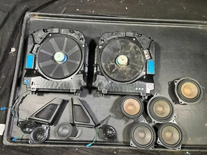 11-16 BMW 535I AUDIO SPEAKER SET TWEETERS SUBWOOFERS SET OF 13 SPEAKERS - Afbeelding 1 van 9