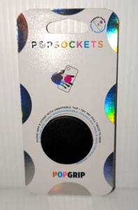 Popsockets Grip Stand with Swappable Top for Cell Phones Black NEW - Picture 1 of 2