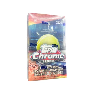 Topps Chrome Tennis 2021 Sports Trading Cards Sealed LITE Box - Picture 1 of 4