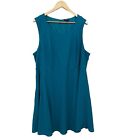 Torrid Teal Dress Sleeveless Spring Career Coctail Wedding Party Size 24