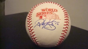RUSTY KUNTZ AUTOGRAPHED OFFICIAL MAJOR LEAGUE 1984 WORLD SERIES BALL SIGNED BECK - Picture 1 of 3