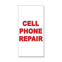 CELL PHONE REPAIR Phones Window Sticker Business Advertising Sales Professional
