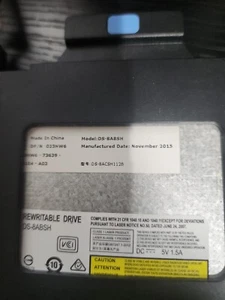 PLDS DS-8ABSH 12.7mm DVD Burner DVD+/-RW SATA Drive Rewrite ODD DS-8ACSH114B - Afbeelding 1 van 3