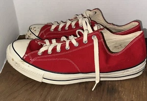 Vintage 60s 70s Low Converse Chuck Taylor All Stars Sneakers Mens 16 - Picture 1 of 18