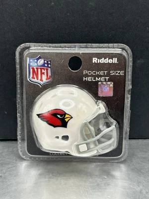 亚利桑那红雀队口袋尺寸 Riddell Revolution NFL 头盔全新未拆封 FEB 2010 — 第 1/2 张图片