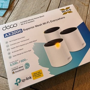 TP-LINK Deco X55 AX3000 Whole Home Mesh Wi-Fi 6 System 3 Gigabit ports, 3 Pack - Picture 1 of 3