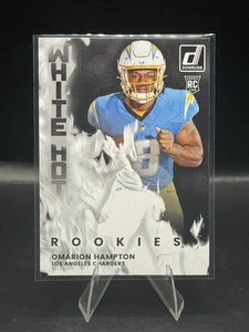 2025 Donruss Omarion Hampton White Hot Rookies #WHR-OMH Chargers RC - Picture 1 of 2