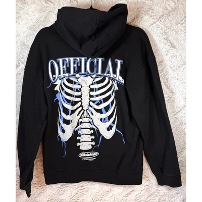 Sudadera con capucha Boohoo Hombre XS Negra Foto 1 de 4