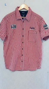Camicia a quadri manica corta da uomo identic in cotone multicolore taglia L - Foto 1 di 5
