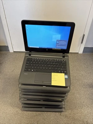 Lot of 10 - HP ProBook 11 G2 (11.6" Touch, i3 6100U, 8GB, 128GB SSD, Windows 10) - Image 1 of 4